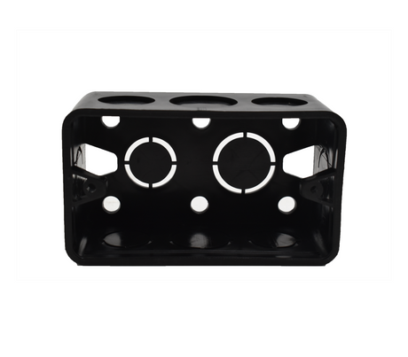 Cajetín sencillo Conduit PVC 4X2 Powerfik