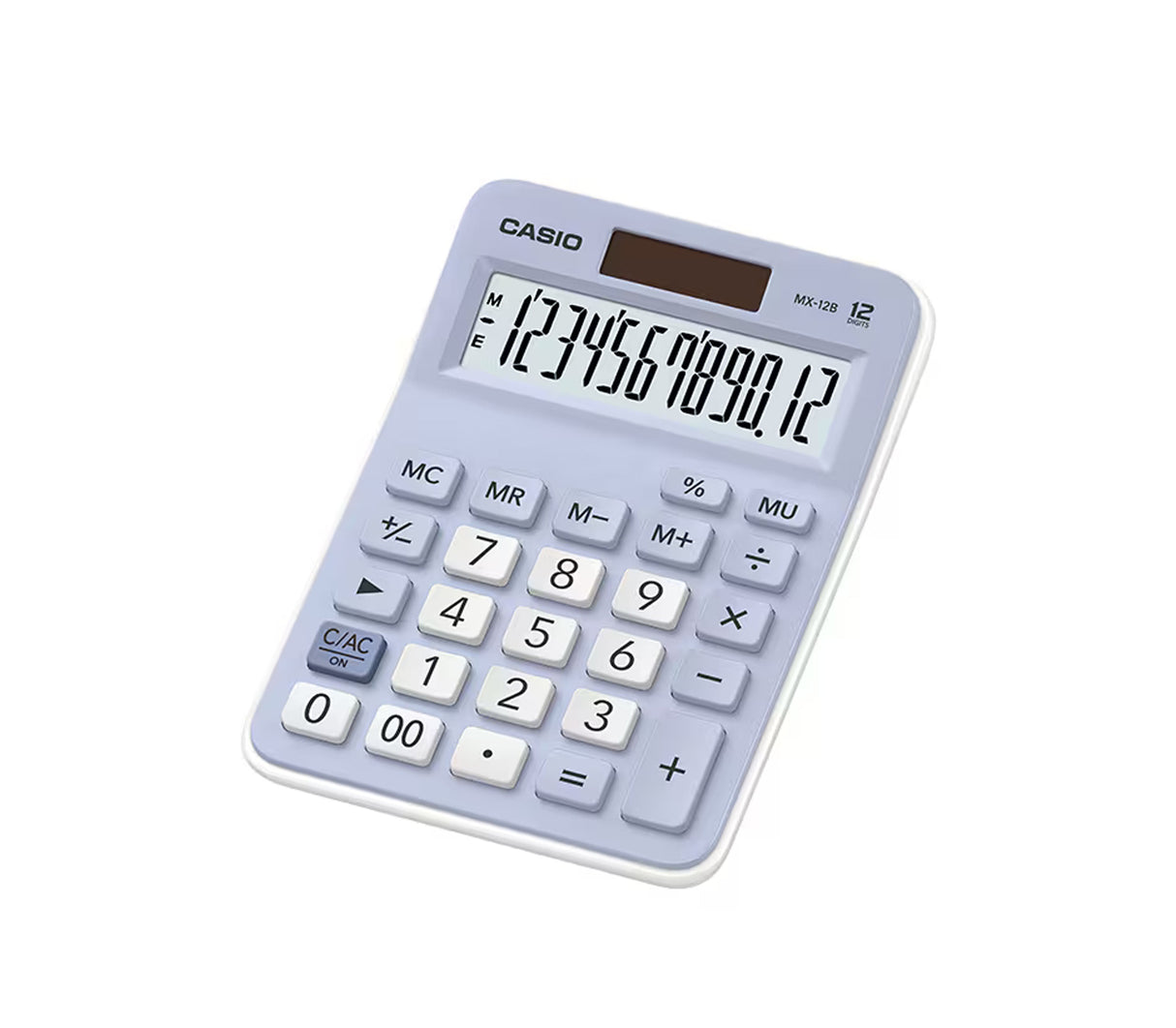 Calculadora de escritorio 12 dígitos azul claro Casio