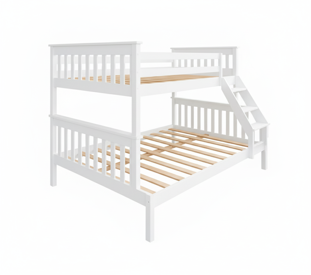 Litera Combinada Matrimonial (140cm X 190cm) + Individual (100cm X 190cm) Mod737 Piratini