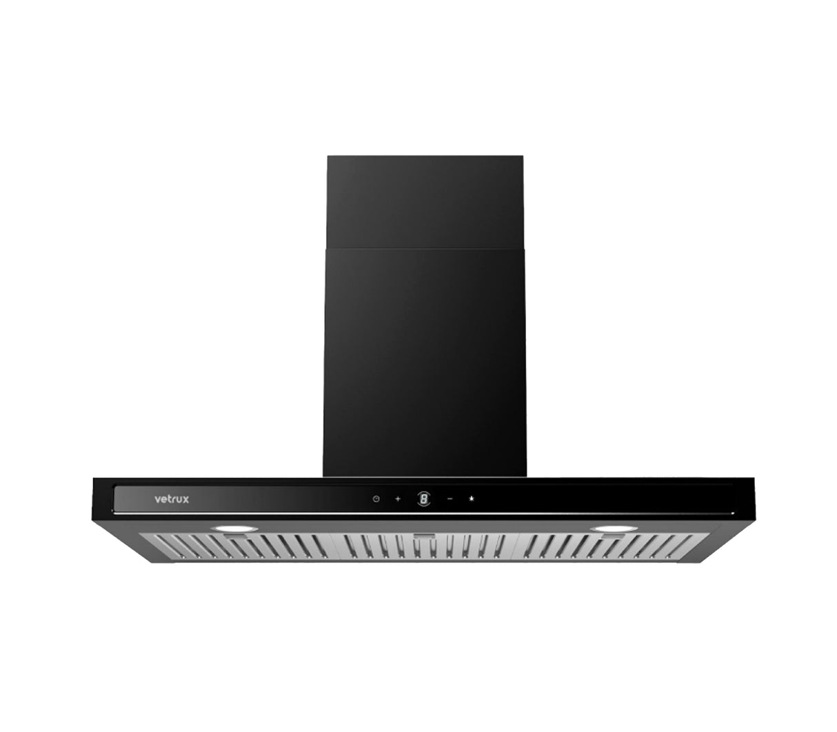 Campana Tetra Touch 90cm Black Vetrux