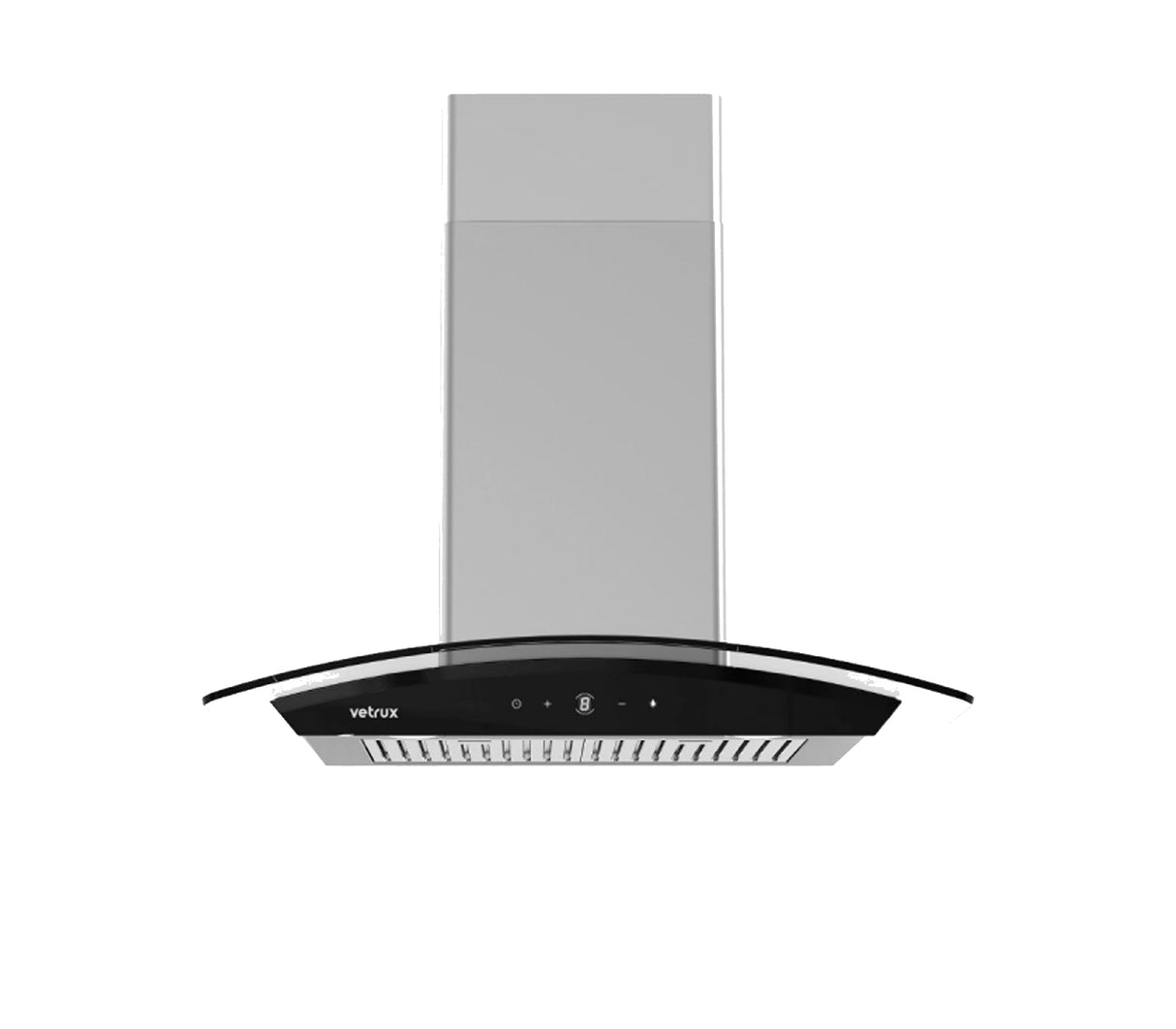 Campana Venti Touch 76cm acero Vetrux