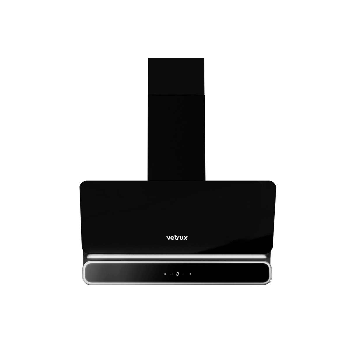 Campana Aura 90cm negro Vetrux