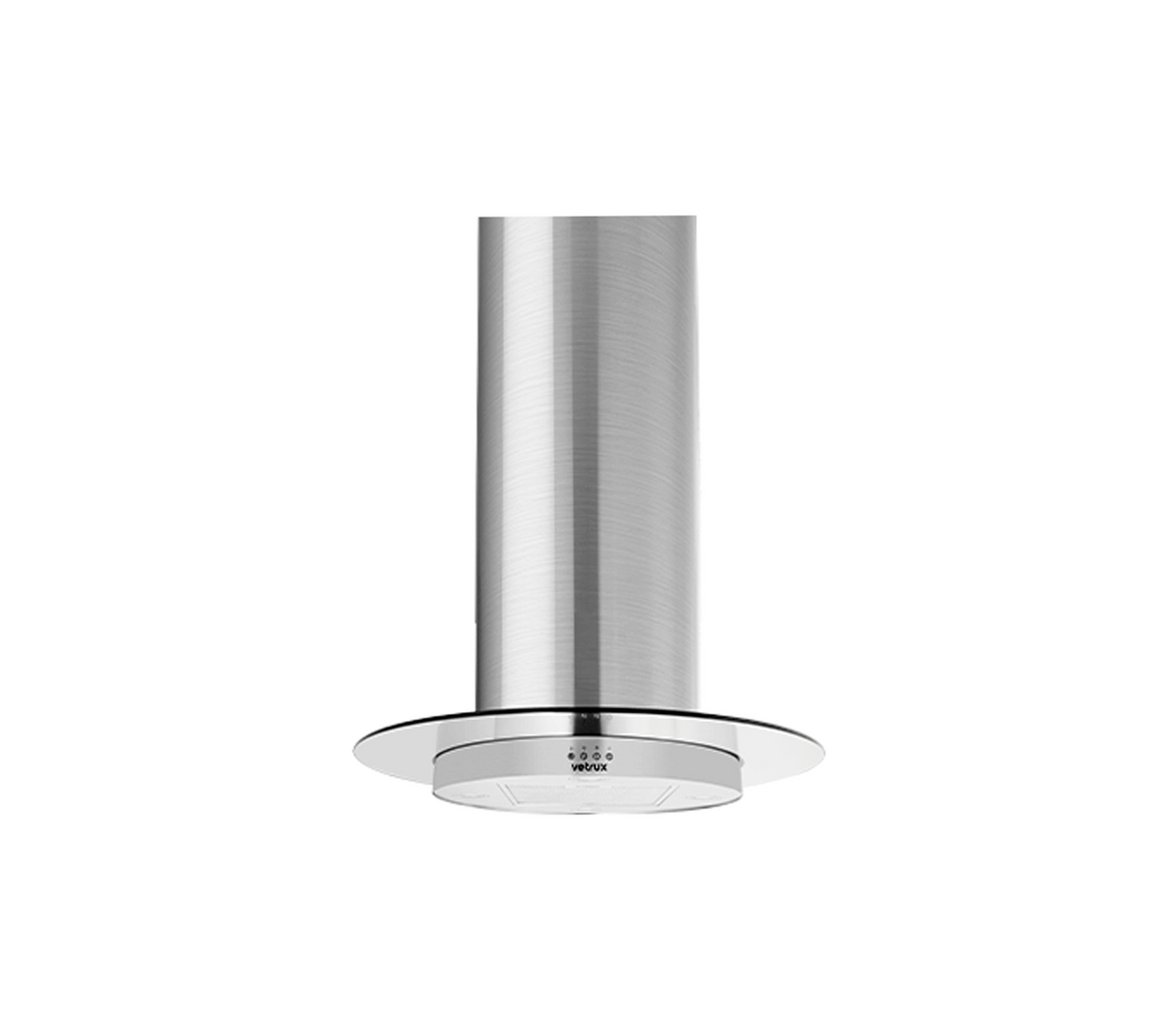 Campana isla Halo 90cm acero Vetrux