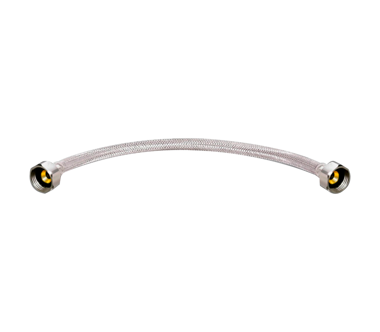 Canilla flexible tejida 40cm 1/2 x 1/2 acero Belt-G