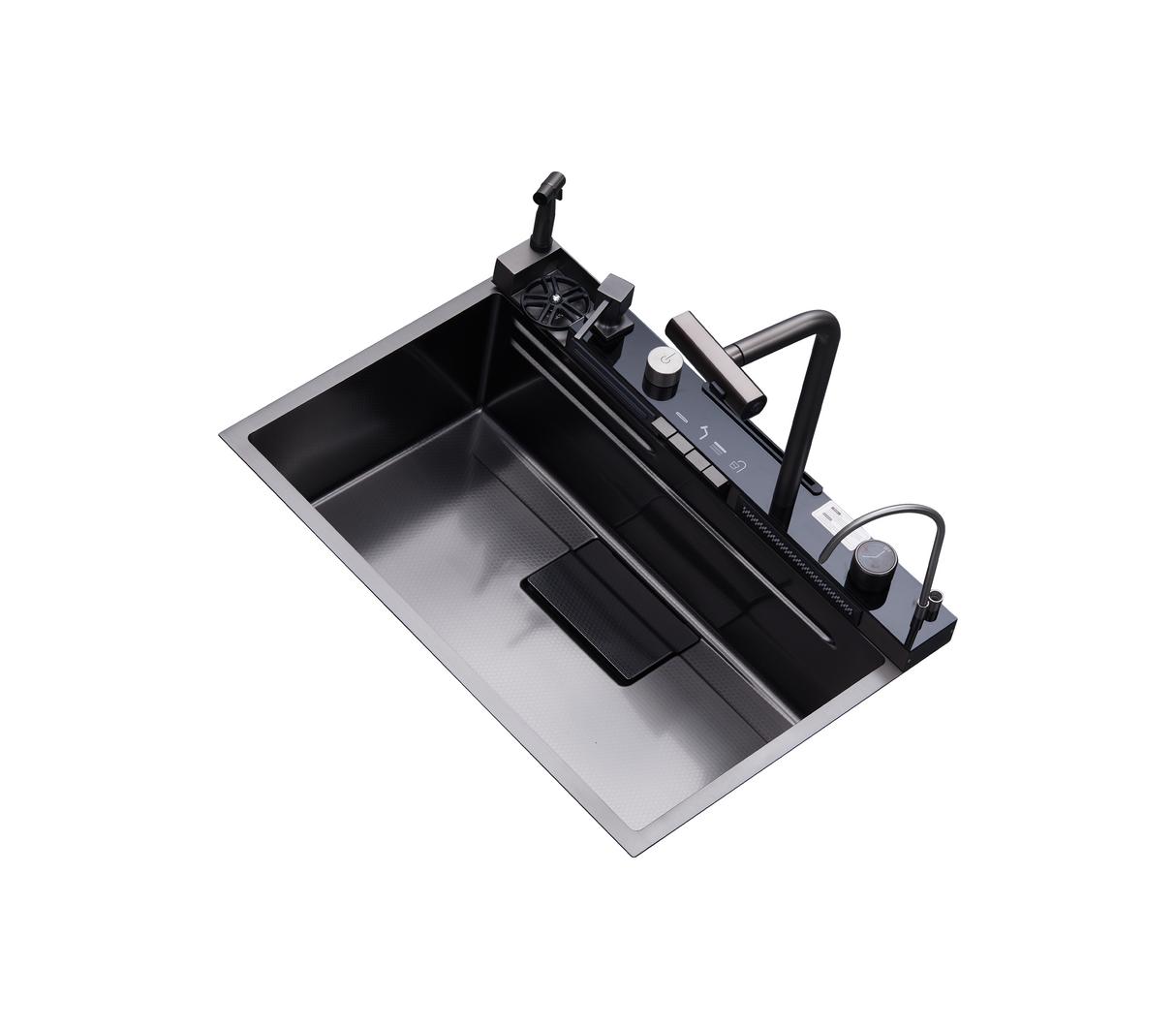 Fregadero Capri 76 1 tina + accesorios acero inox Drija