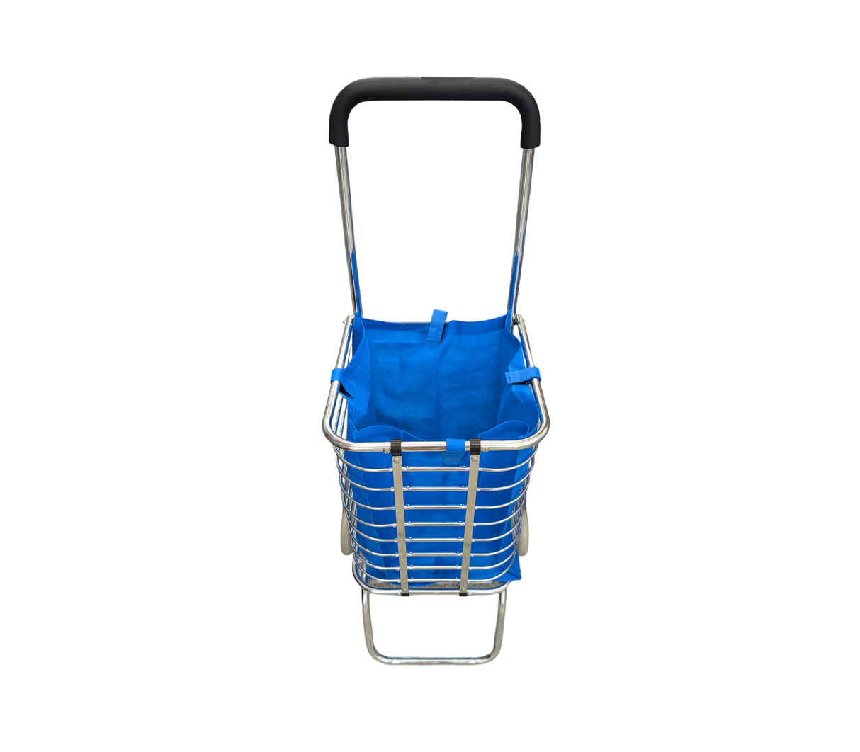 Carrito de mercado plegable con bolso azul 3rda metal Mo Import