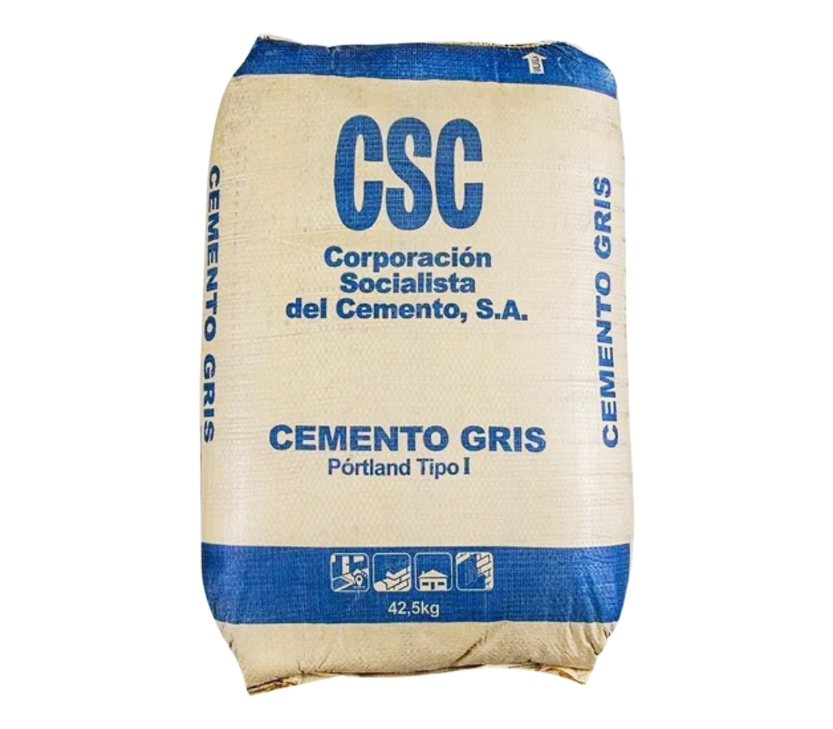 Cemento Portland gris tipo I saco 42.5 kg CSC