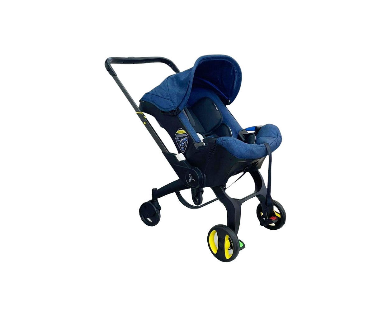 Coche para bebé Modelo convertible silla para carro 4 ruedas black Bebesitos