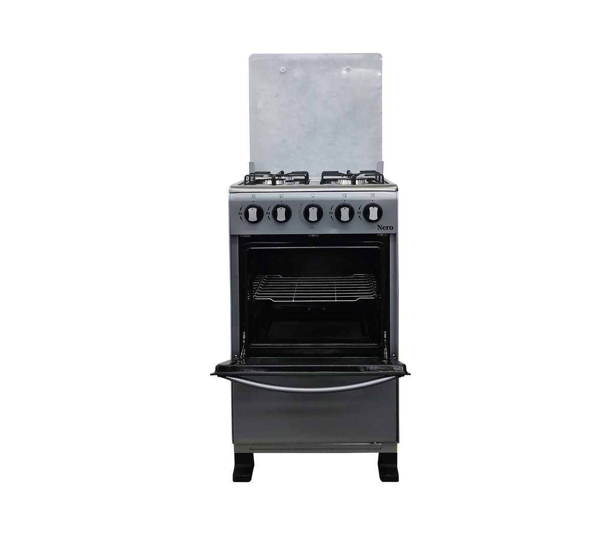 Cocina a gas 20" de piso 4h c/horno gris Nero