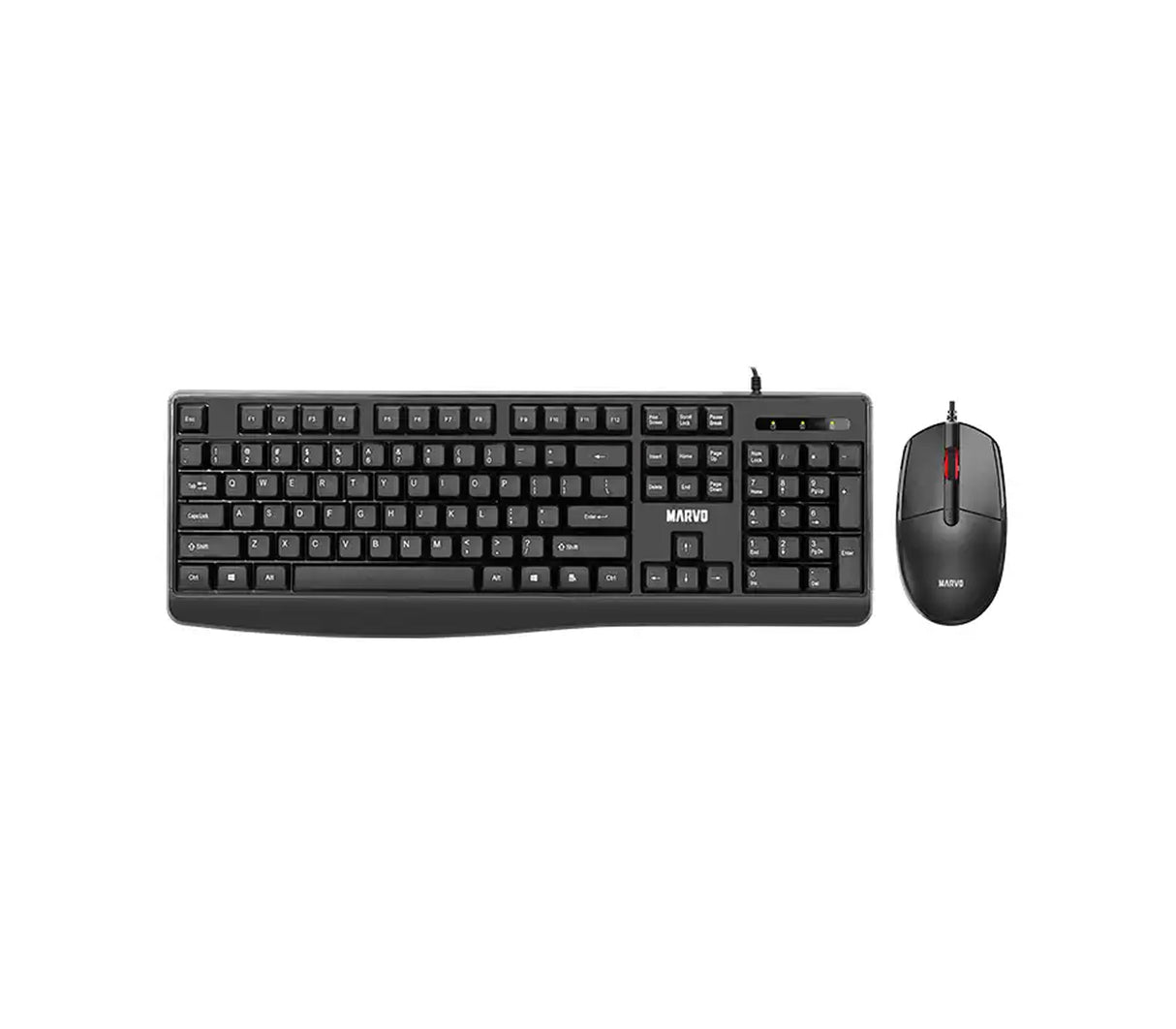 Combo USB teclado + mouse black Marvo