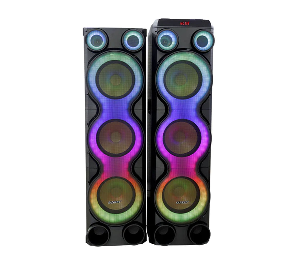 Corneta 10" Combo 200W Super Woofer BT/USB/LED A+B Sankey