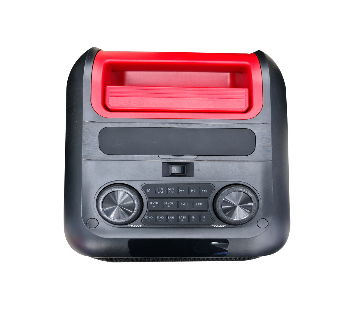 Corneta recargable 8" c/ruedas 40w Newkool