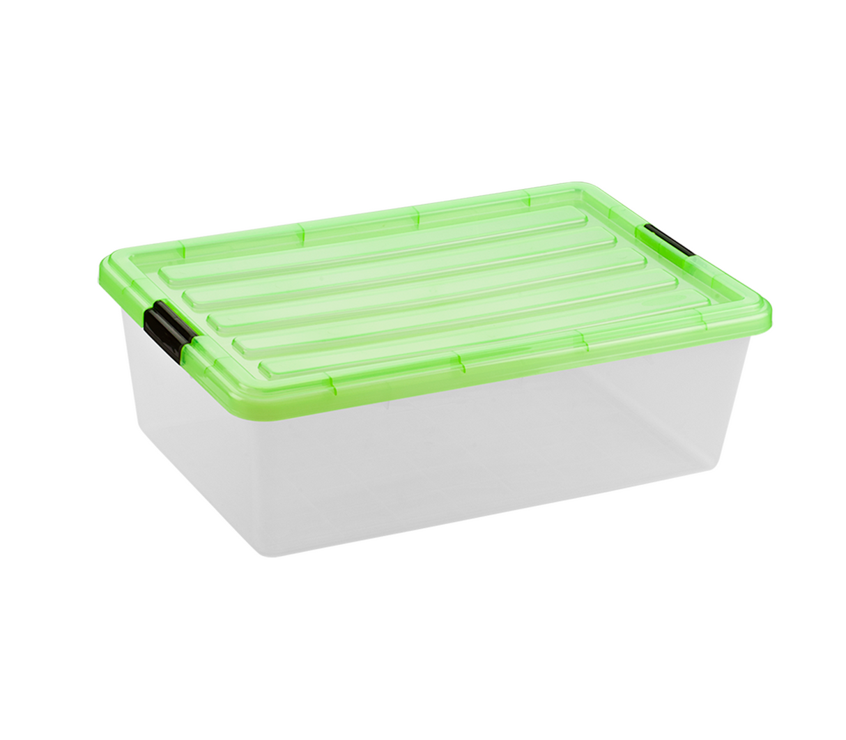 Caja almacenamiento apilable multiuso 35 litros Manaplas