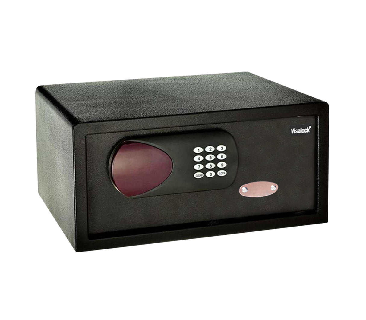 Caja Fuerte Rectangular Hammer Negra Visalock