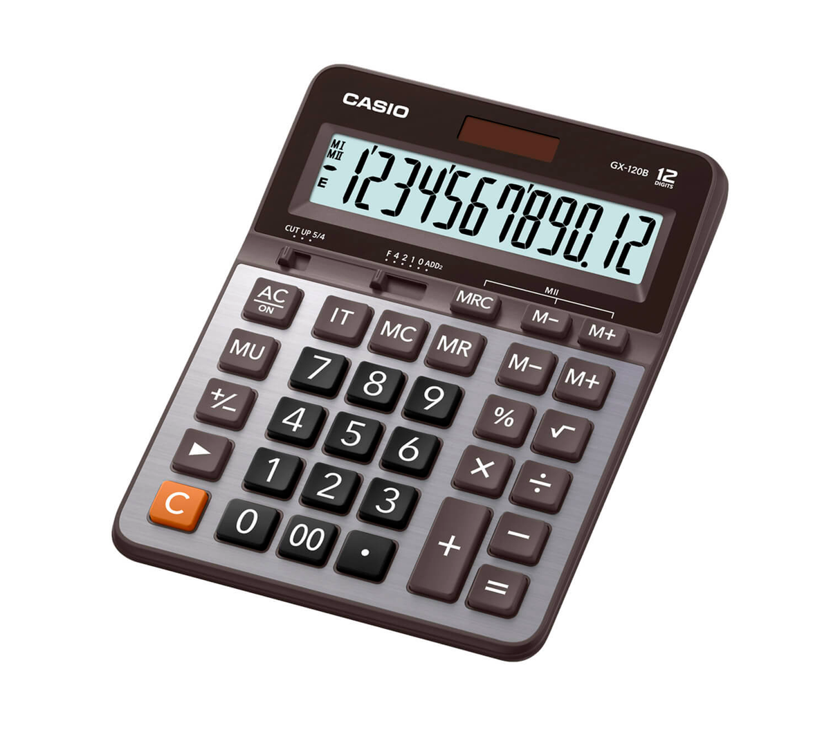 Calculadora de Mesa Negra/Plateada Casio