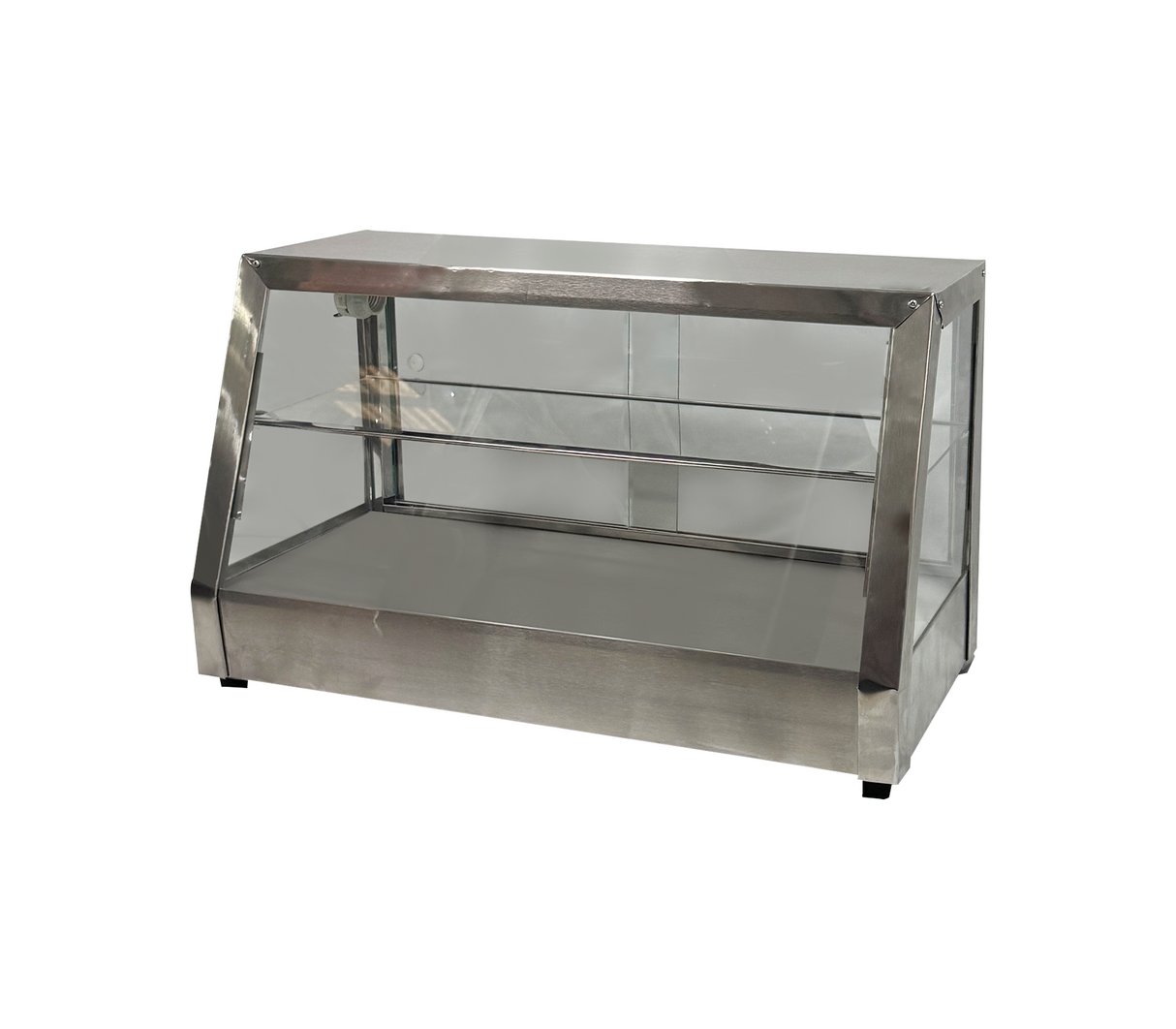 Calentador exhibidor vidrio plano 70cm Baldirio