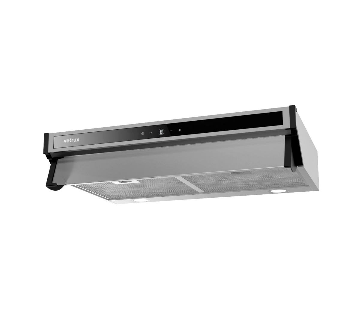 Campana Lite Touch 90 cm acero Vetrux