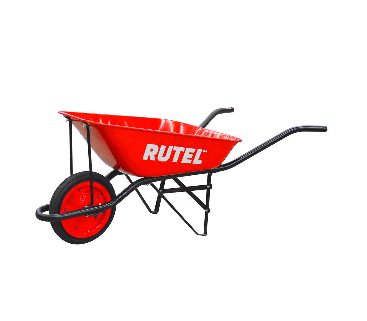 Carretilla de construcción rueda maciza Rutel