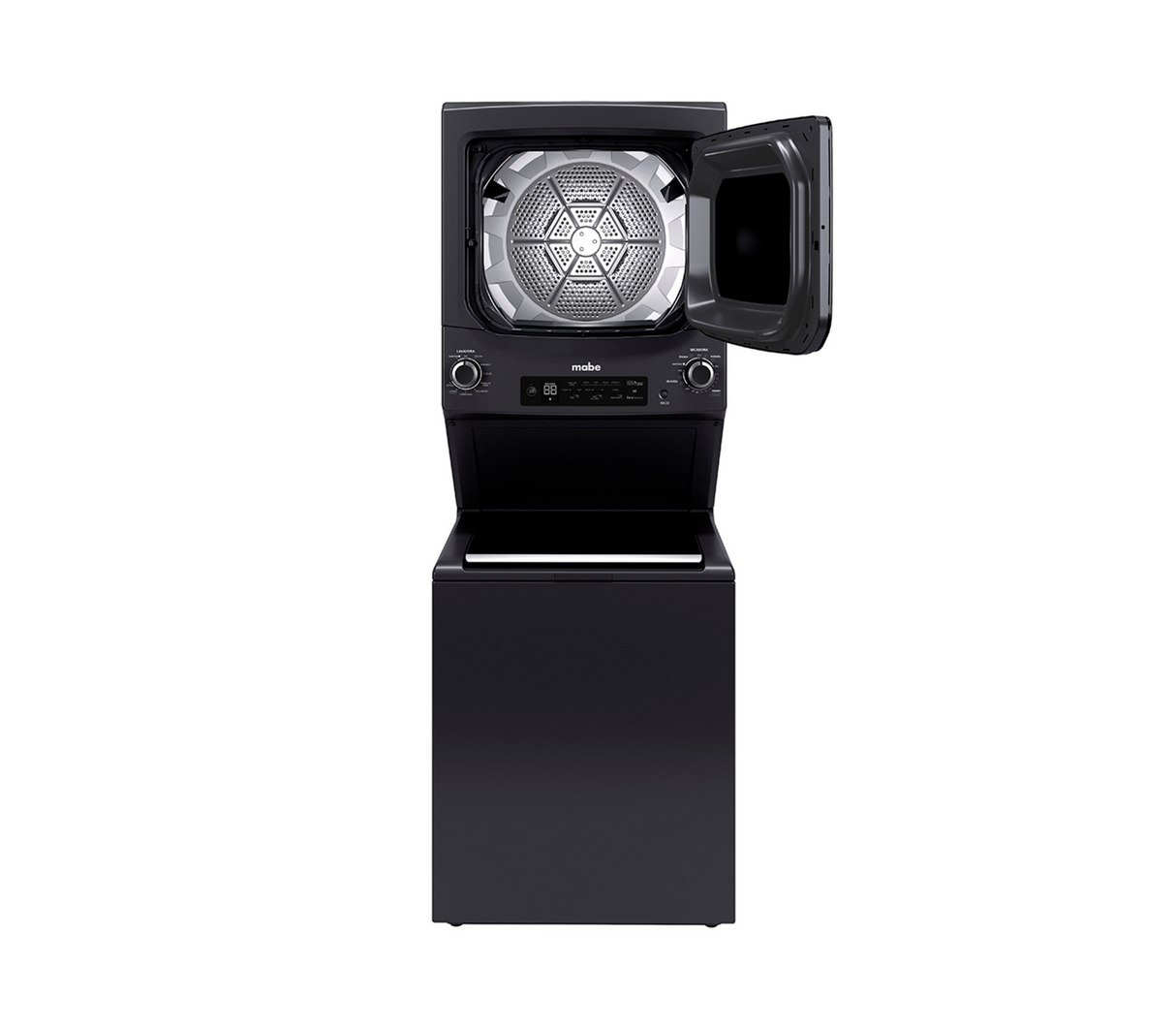 Centro de lavado 24kg eléctrico con Tecn Aqua Saver green 220v Diamond gray Mabe