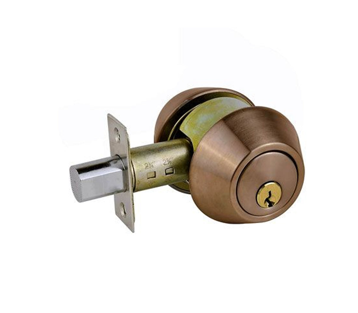 Cerrojo llave/llave Bronce antiguo cilindro bronce CER0115 Run