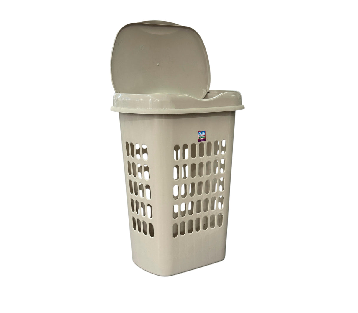 Cesta cuadrada crema taupe quality Alfa Hogar