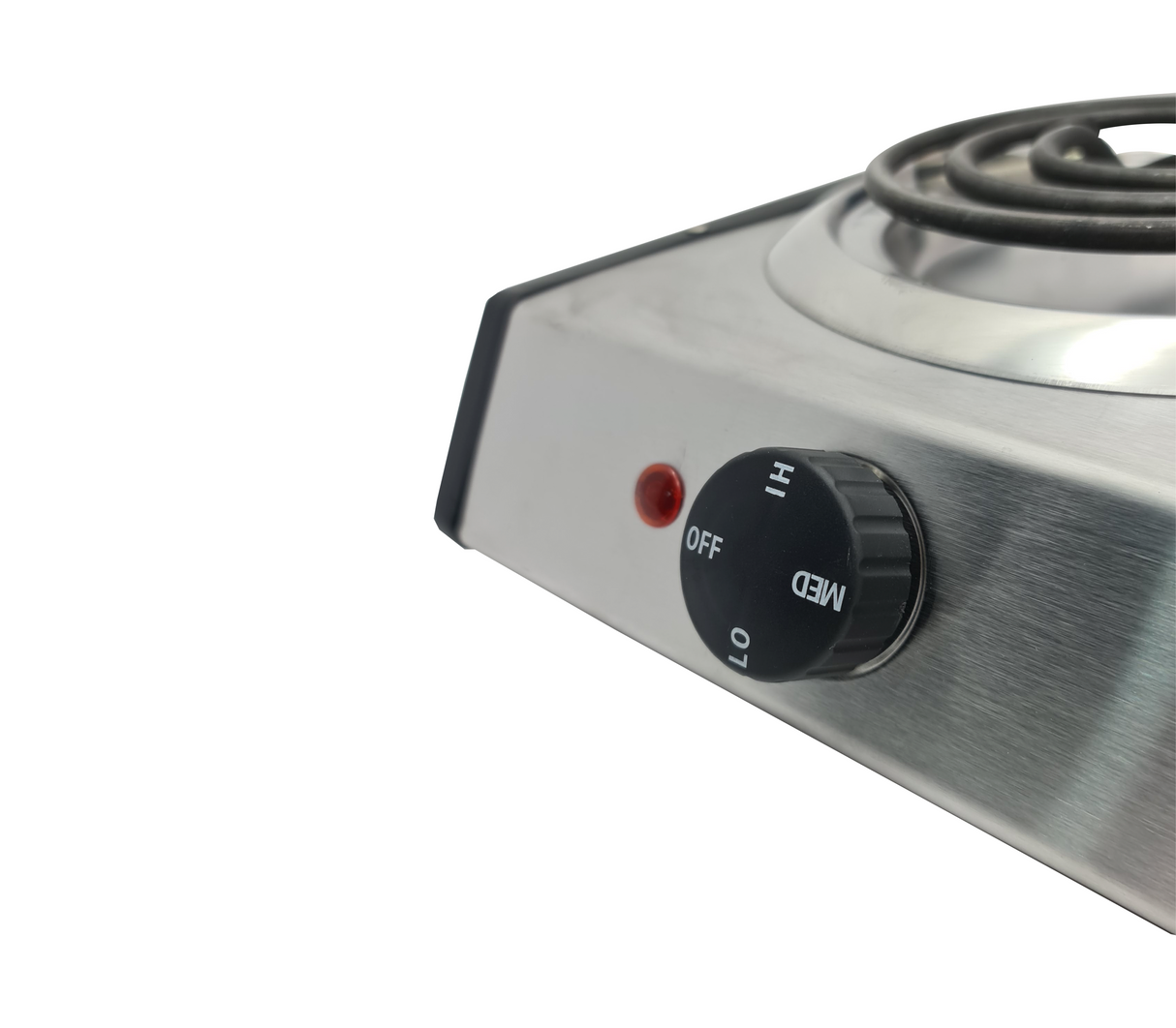 Cocinita eléctrica 2 hornillas acero inoxidable 2000W Home Tech