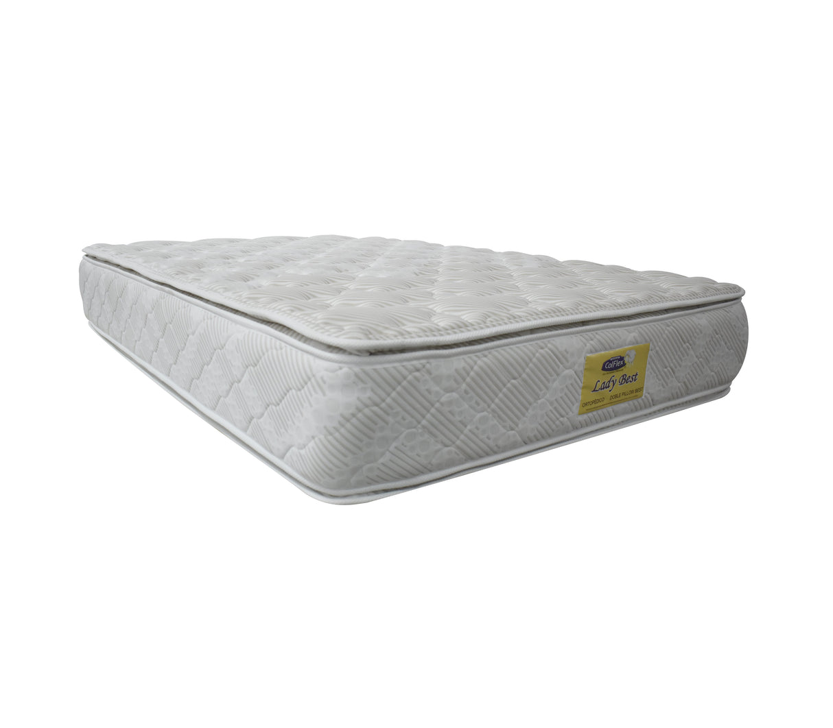 Colchón Queen (160cm X 190cm) Lady Best Ortopédico 2 Pillow Encapsulado Colflex