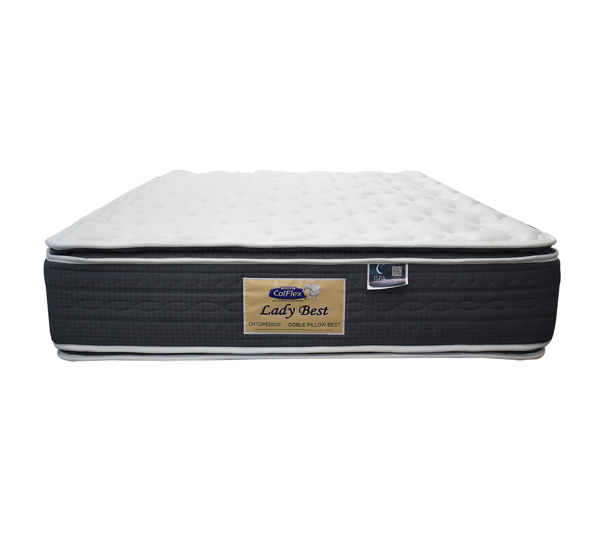 Colchón Matrimonial Lady Best Ortopédico 2 Pillow Encapsulado Colflex