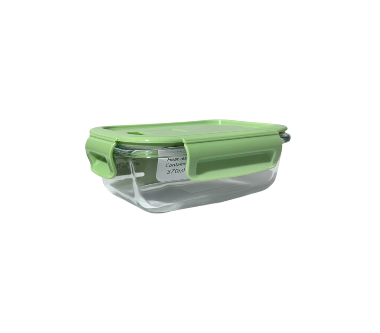 Conservador de vidrio rectangular 370ml Pamorde