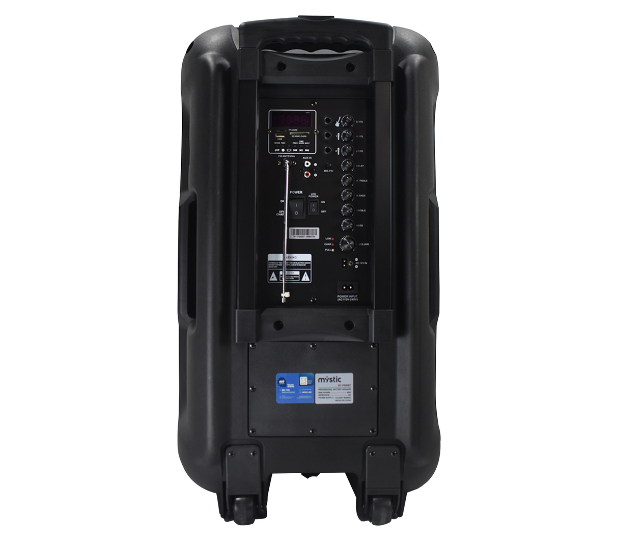 Corneta 15" 50W micrófono Mystic