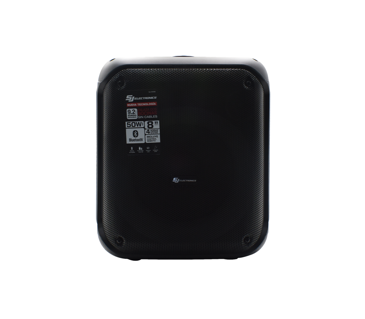 Corneta recargable 8" fm/usb 50w Sj Electronics