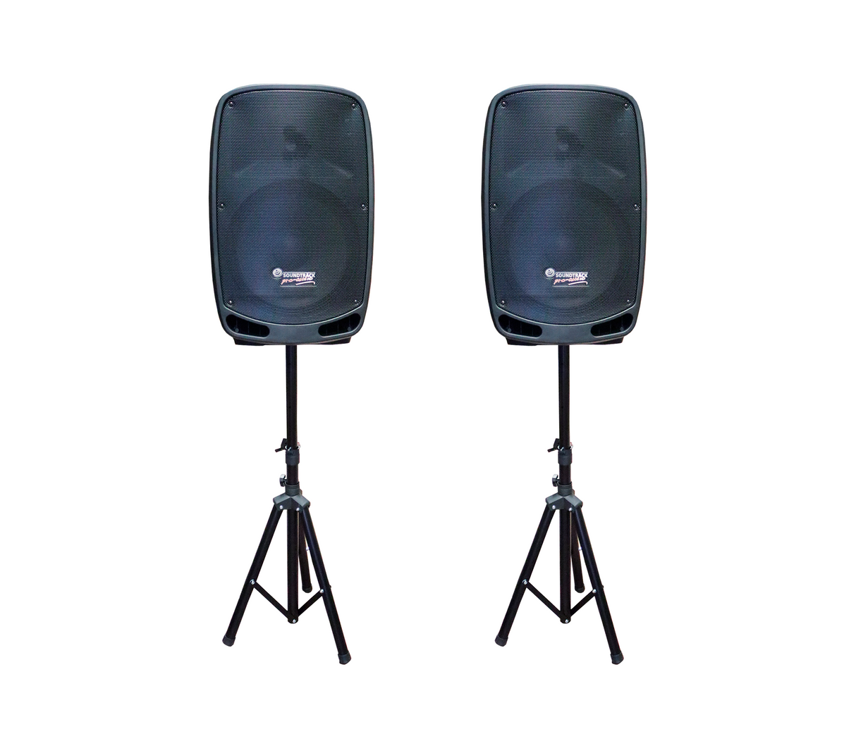 Corneta dual 15" 300w pasiva con soporte x2 unidades Saypro