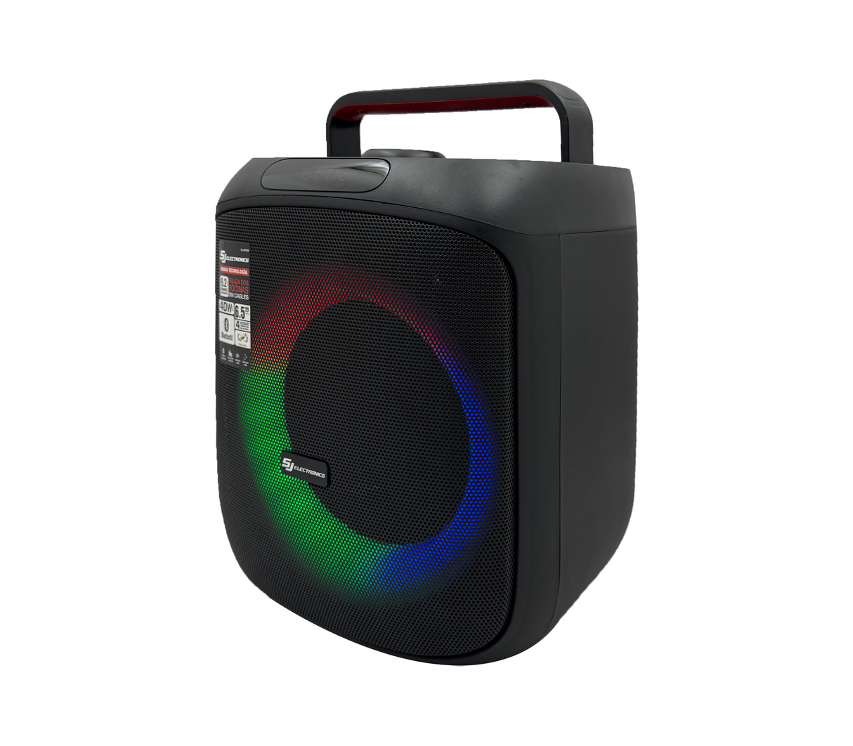 Corneta recargable 6.5" USB tarjeta SD bluetooth 40W Sj Electronics