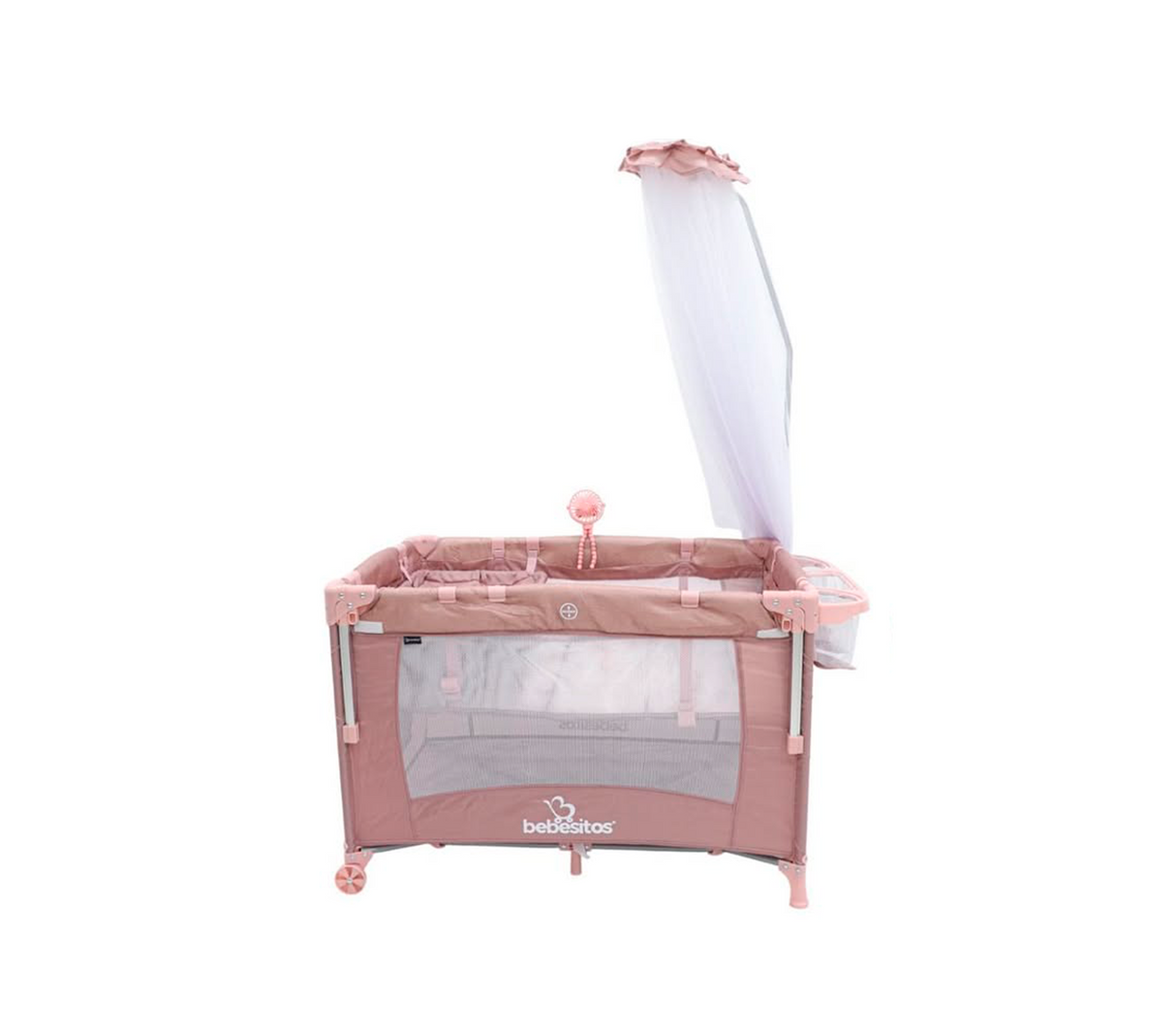 Corral modelo florida con cambiador y mini ventilador Bebesitos