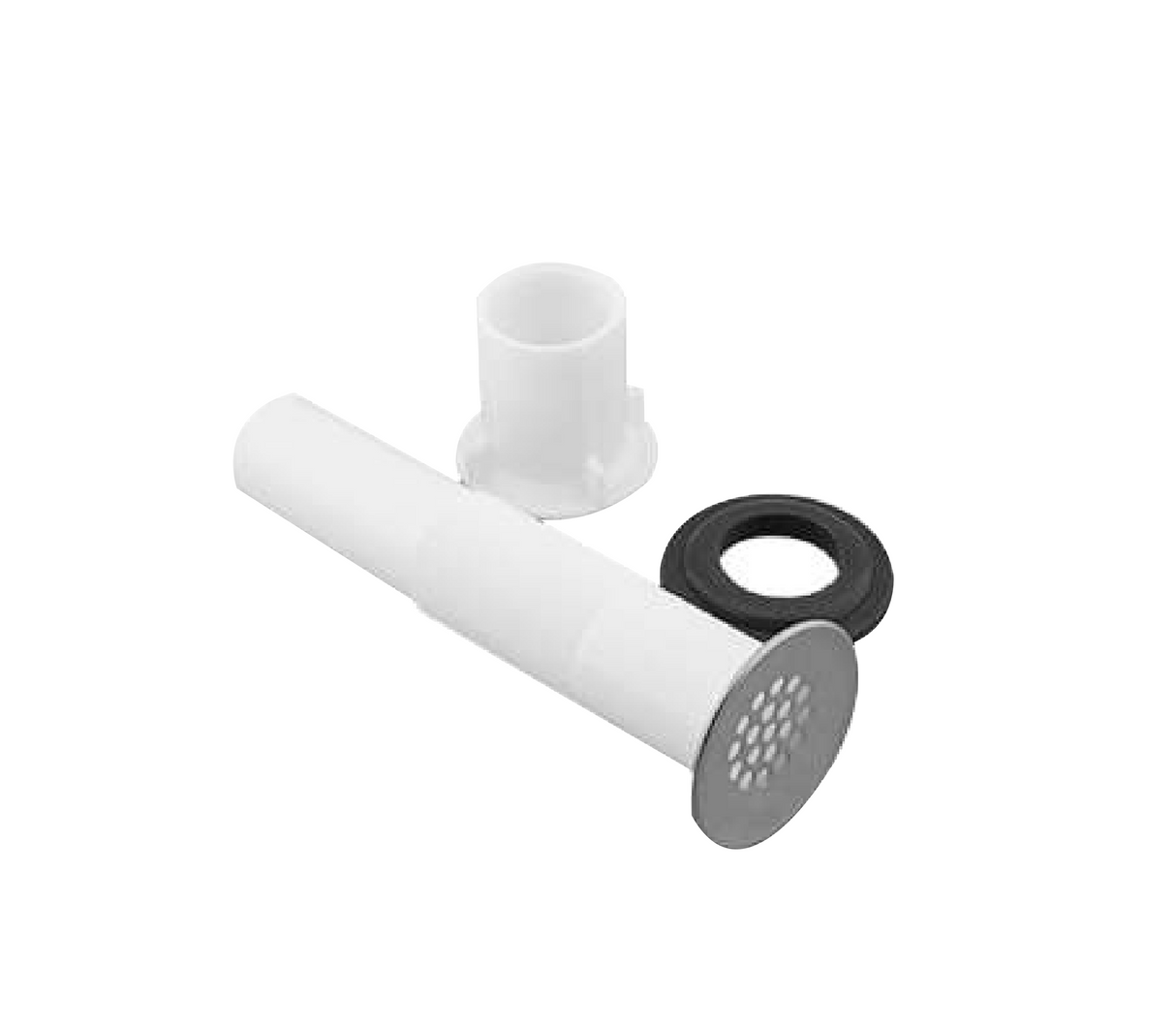 Desagüe plástico c/cabeza cromada p/lavamanos 7" Faguax