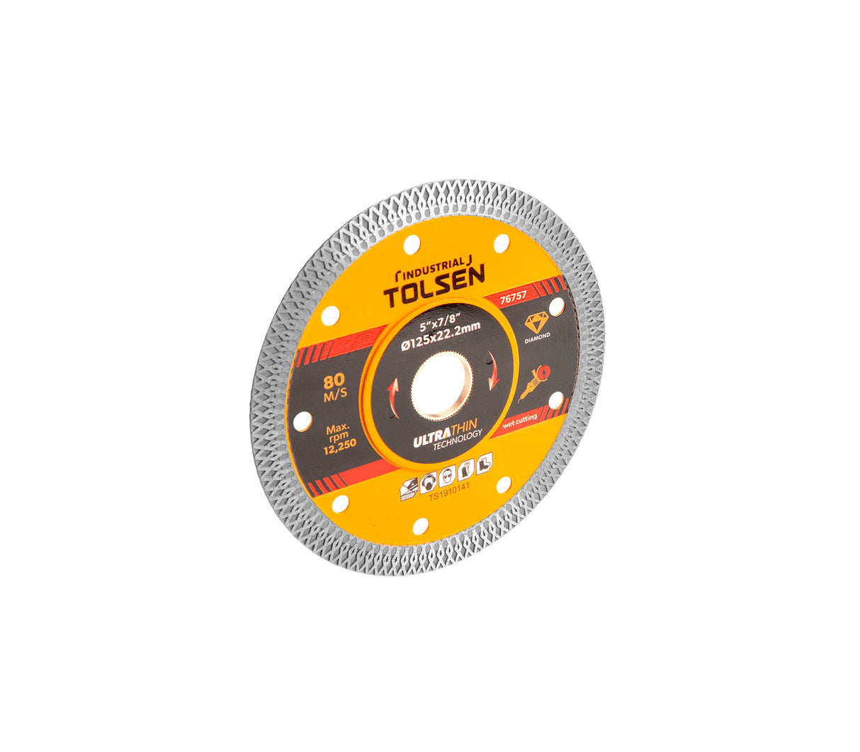 Disco de corte diamantado Ultrafino Premium Tolsen