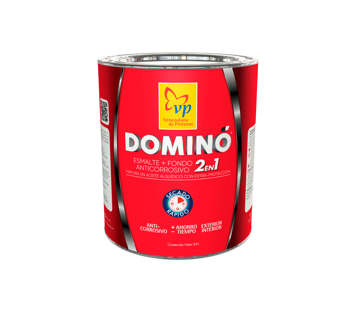 Pintura Dominó esmalte 2 en 1 brillante interior/exterior clase B Vp