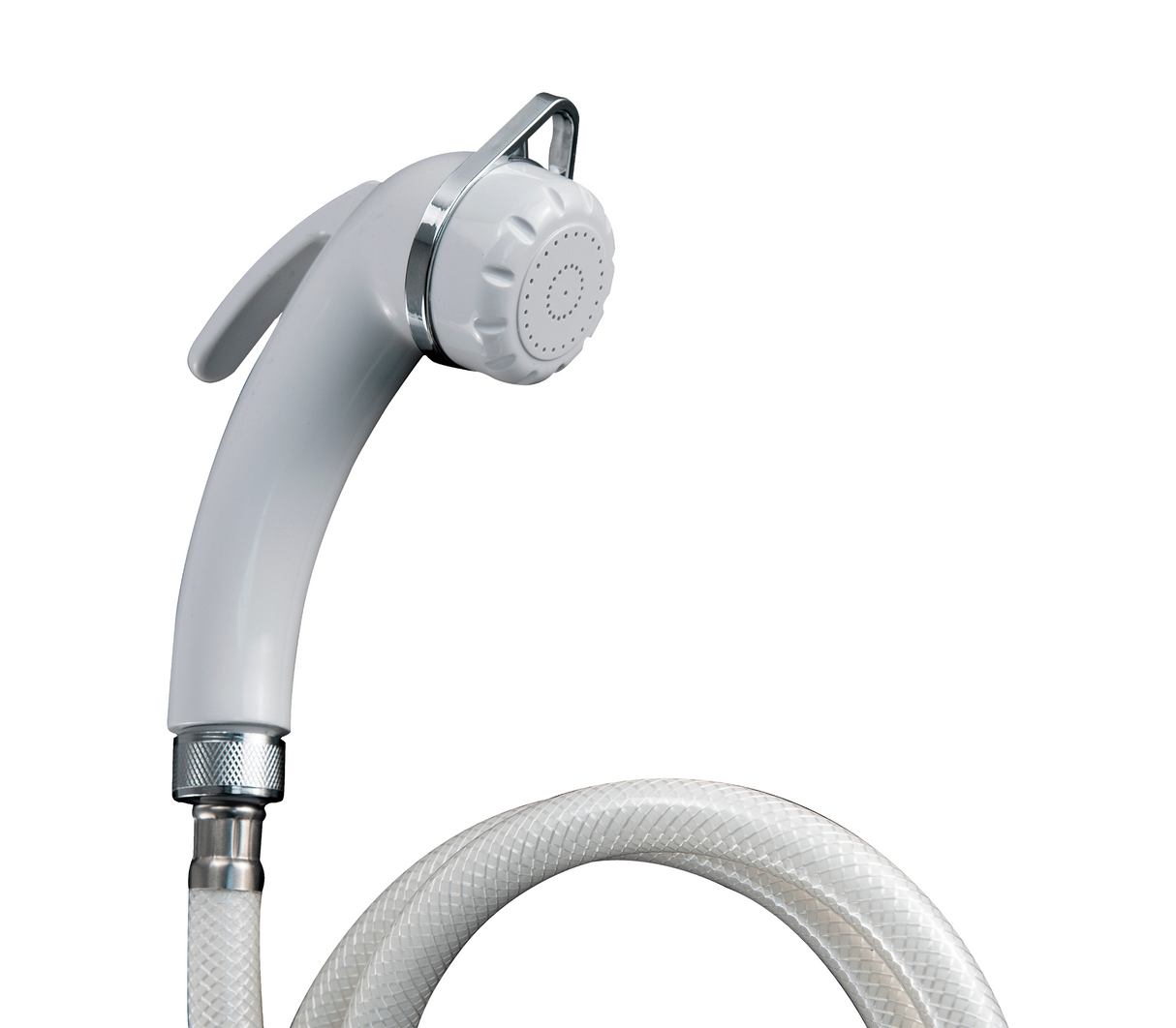 Ducha teléfono modelo italy white con arresto Belt-G