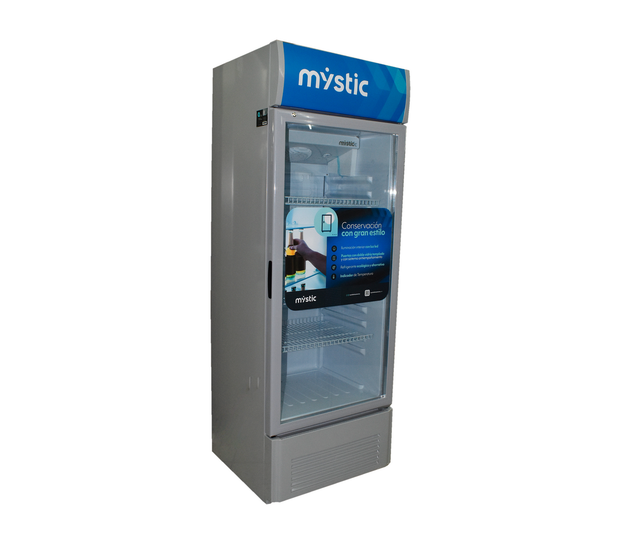 Enfriador vitrina vertical 300 litros myenf300l Mystic