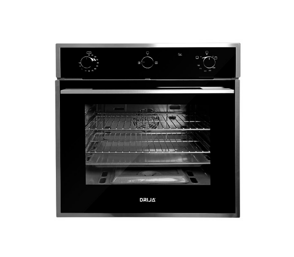 Horno p/empotrar a gas grill Europa 60cm (24") acero Drija