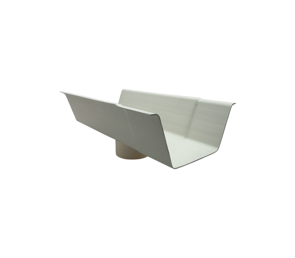 Empalme para canal de lluvia con bajante pvc blanco Chemical Containment