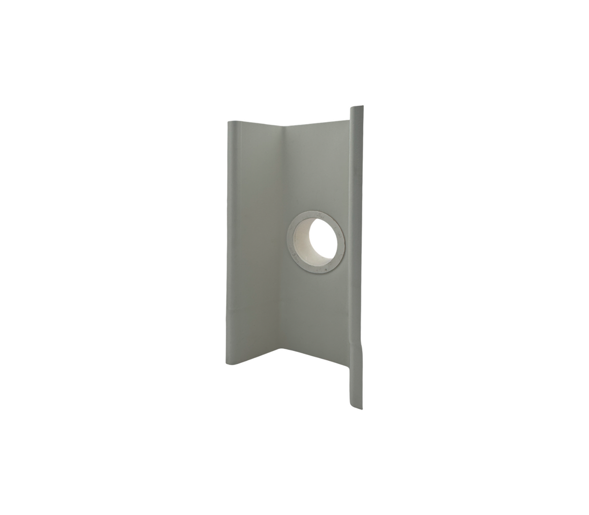 Empalme para canal de lluvia con bajante pvc blanco Chemical Containment