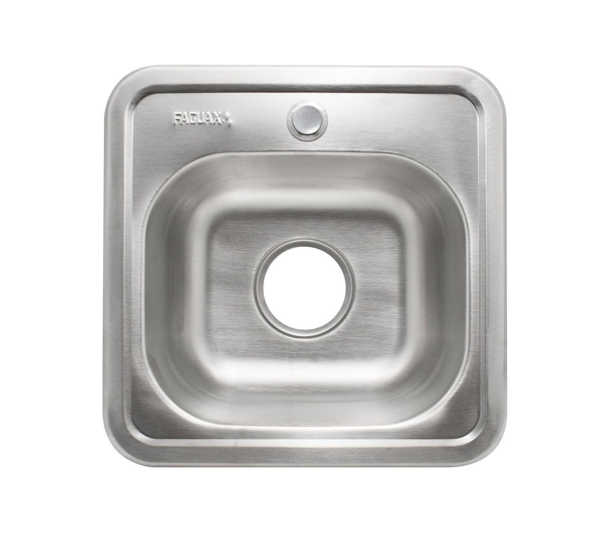 Fregadero una tina 38x38x15 acero inoxidable Faguax