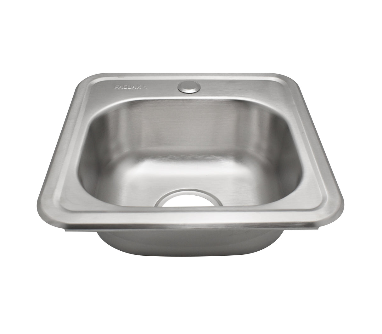 Fregadero una tina 38x38x15 acero inoxidable Faguax