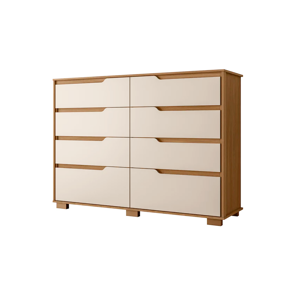 Gavetero 047032.6 Georgia c/patas freijo/off white Dj Muebles