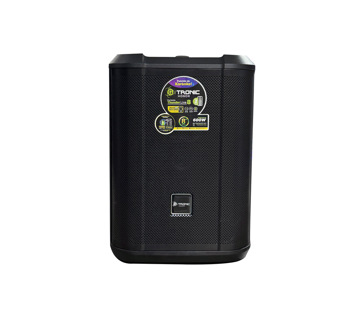 Corneta Thunder live 8" 600 W negro honor Gtronic
