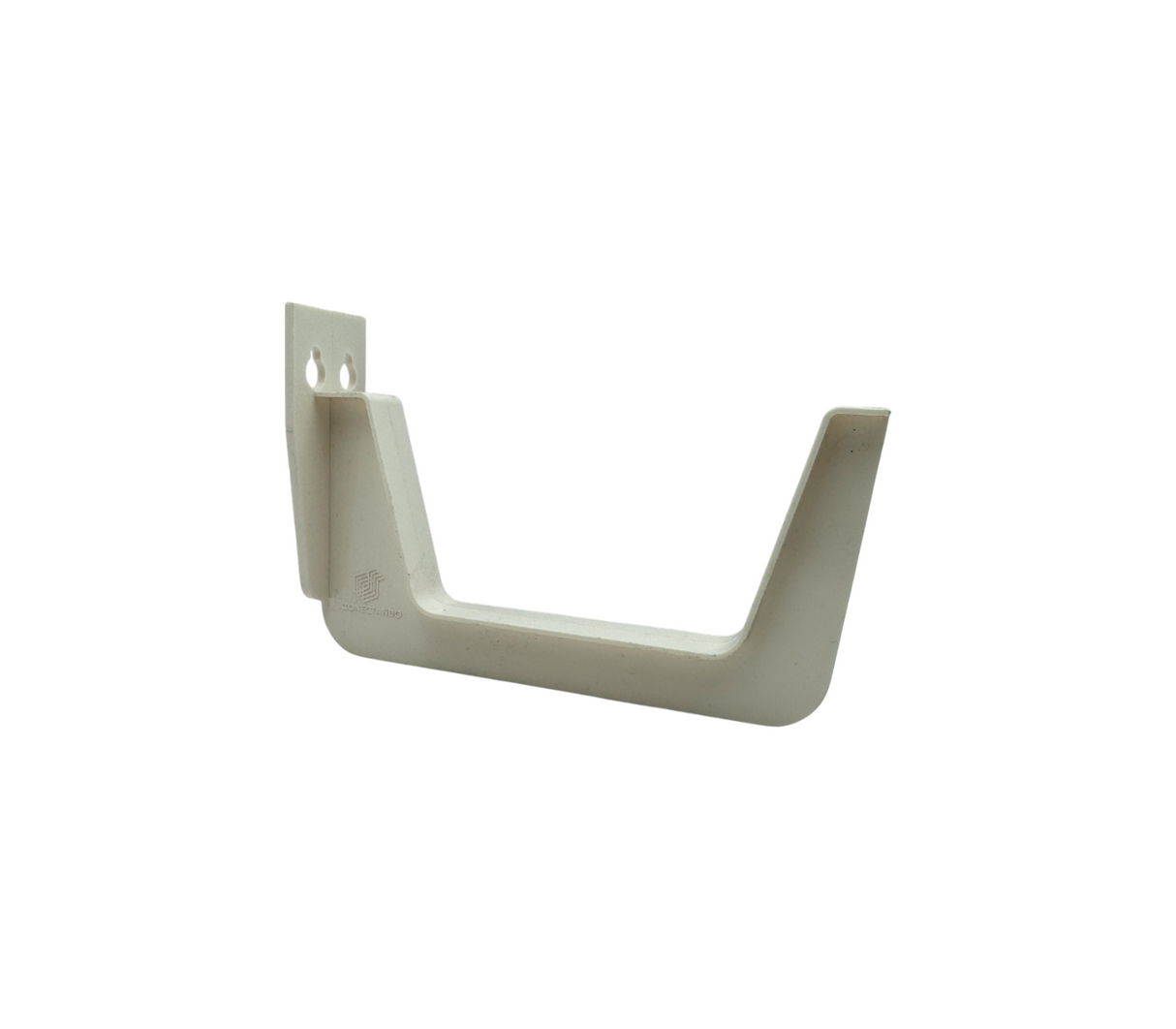 Gancho soporte para canal de lluvia pvc blanco Chemical Containment