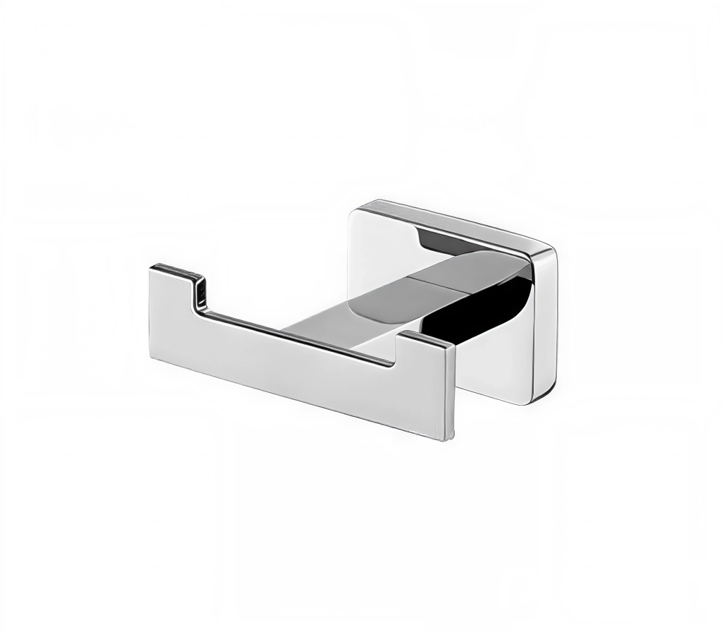 Gancho sujetador p/toalla cuadrado base cromada Faguax