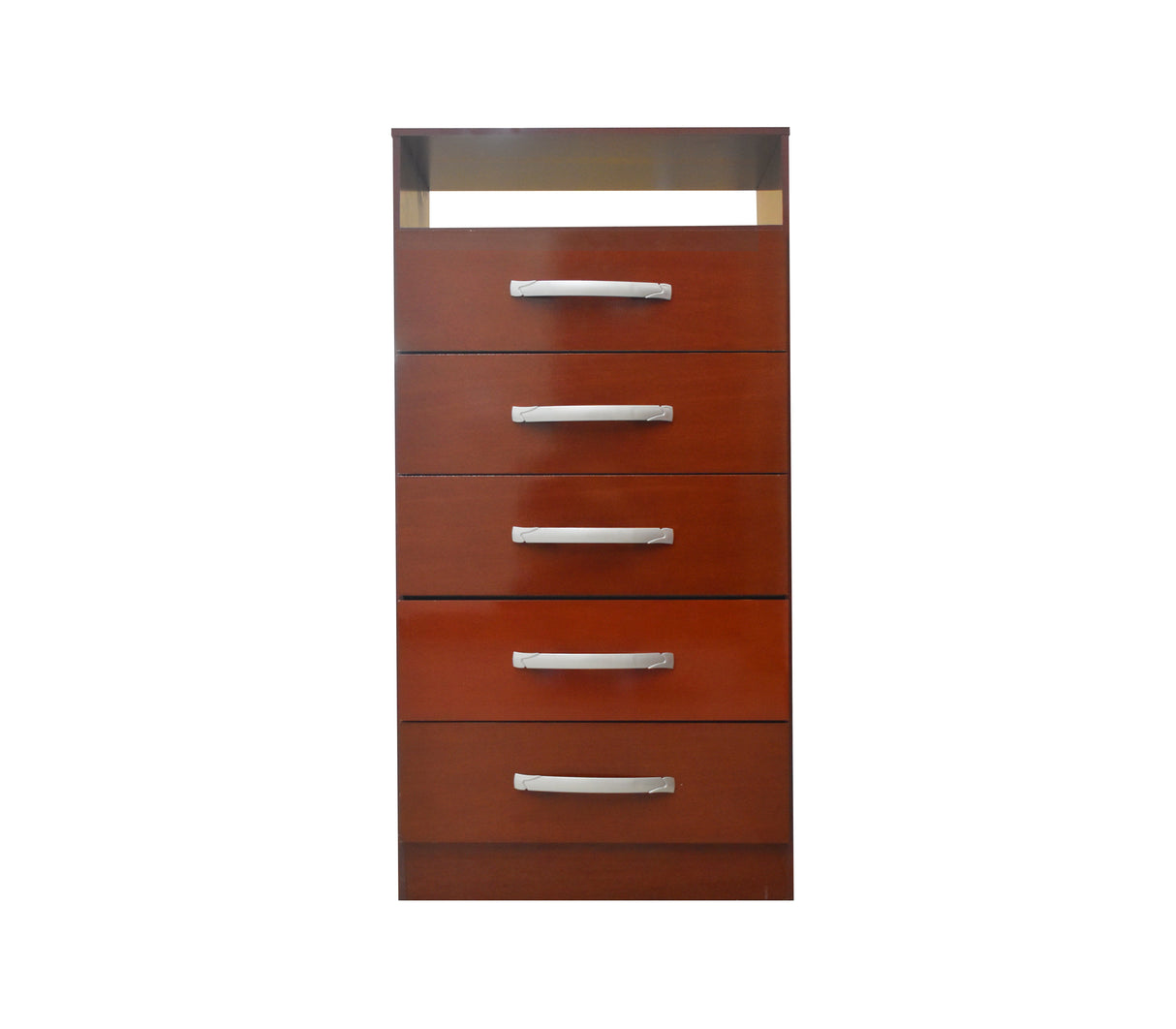 Gavetero 73013 ABBA 5 gavetas con dvd caoba Dj muebles