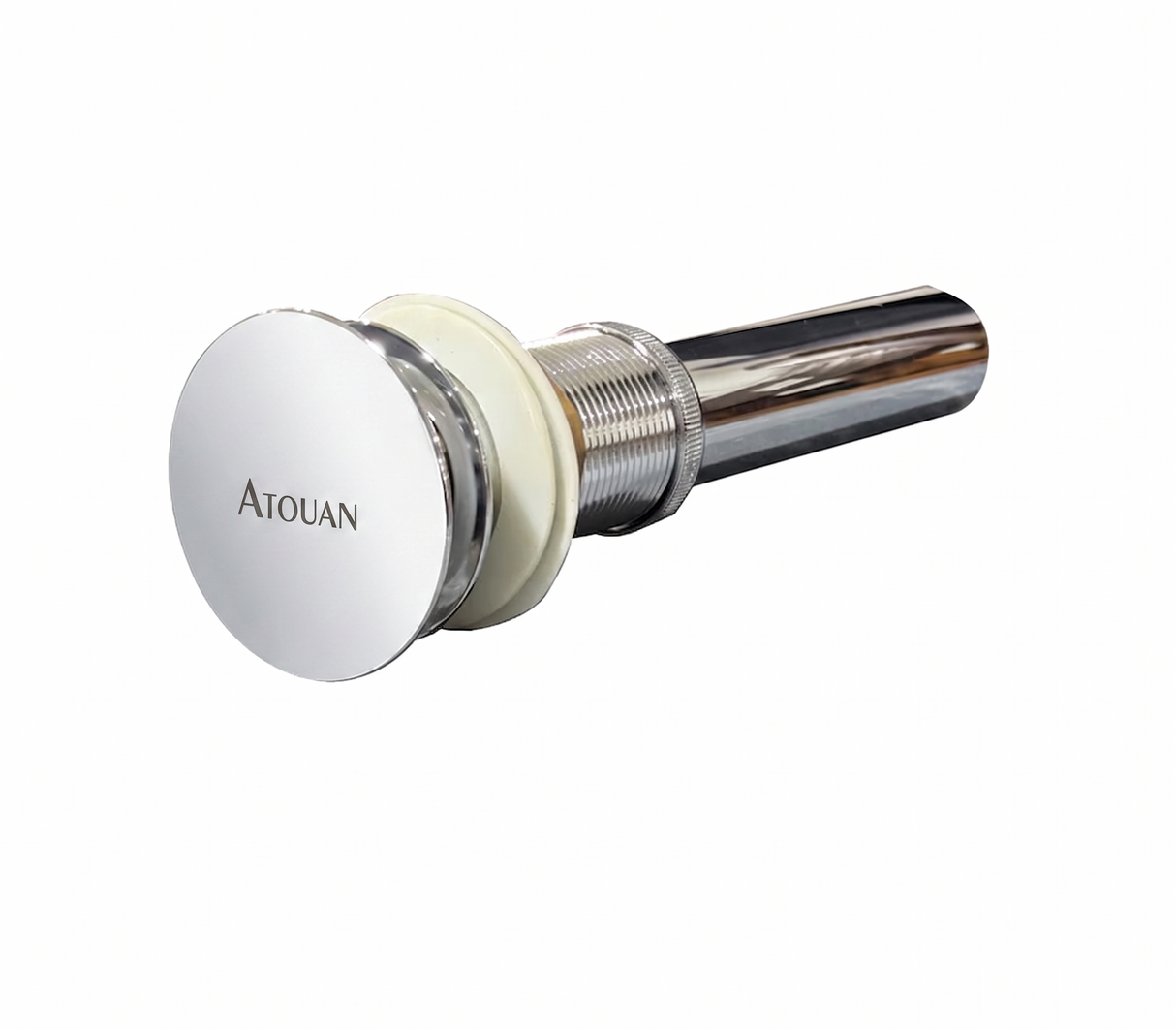 Desague para lavamanos metal cromo push on Atouan